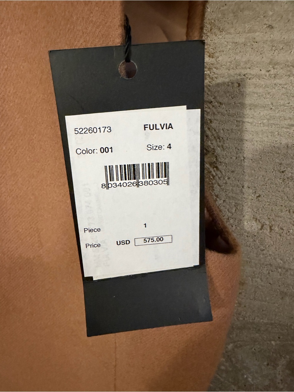MaxMara Camel Wool Sleeveless Shift Dress - Picture 3 of 10